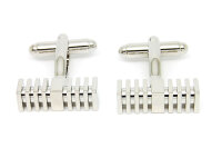 silberne Manschettenknöpfe