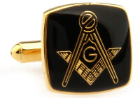 Freimaurer Motiv Manschettenknöpfe