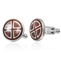Griechisches Kreuz Manschettenknöpfe mit...