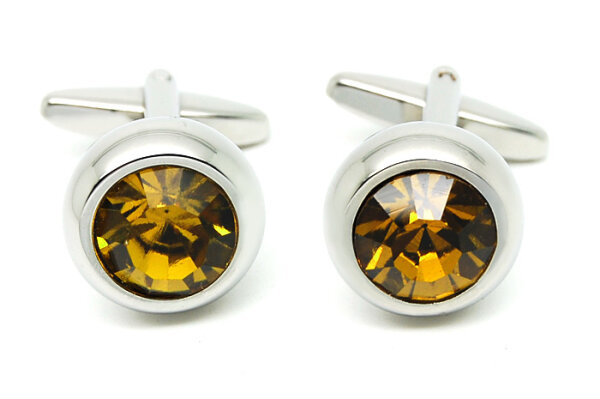 runde Manschettenknöpfe