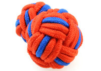 Seidenknoten rot-blau