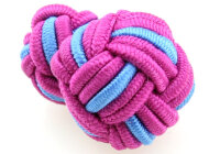 Seidenknoten rosa-blau
