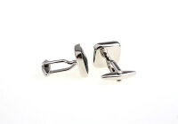 viereckige Perlmutt Muschel Manschettenknöpfe