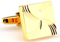 Manschettenknöpfe Kreisförmige Riefen