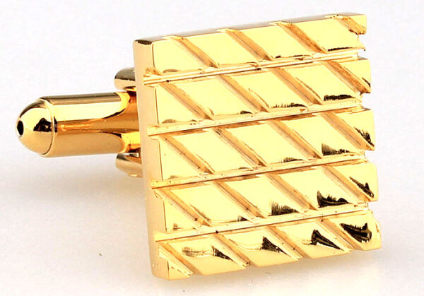 Riefenmuster Manschettenknöpfe