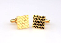 Riefenmuster Manschettenknöpfe