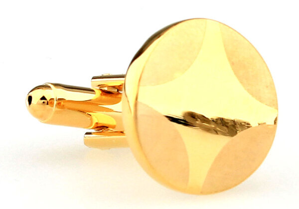 runde Rautenmuster Gravur Manschettenknöpfe