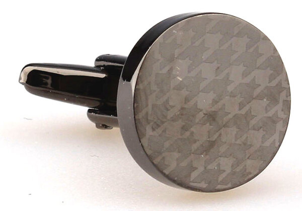 exklusive Hahnentrittmuster Manschettenknöpfe