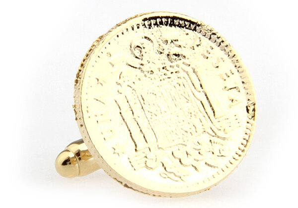 Una Peseta Manschettenknöpfe