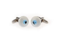 weißer Opal Manschettenknöpfe