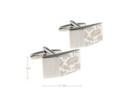 gravierte Manschettenknöpfe (glänzend)