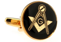 Freimaurer Motiv Manschettenknöpfe