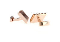 grobes Riefenmuster Manschettenknöpfe