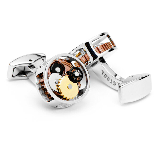 Uhrwerk Manschettenknöpfe