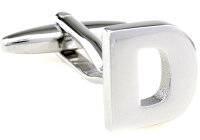 Buchstaben Manschettenknopf "D"