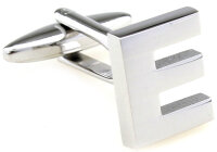 Buchstaben Manschettenknopf "E"