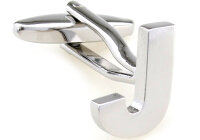 Buchstaben Manschettenknopf "J"