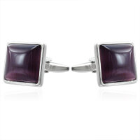 Lila Stein im Manschettenknöpfe