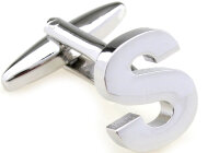Buchstaben Manschettenknopf "S"