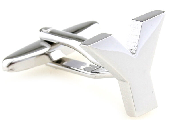 Buchstaben Manschettenknopf "Y"