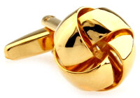 glänzende Knoten Manschettenknöpfe