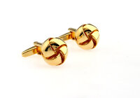 glänzende Knoten Manschettenknöpfe