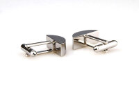 gewölbte Manschettenknöpfe