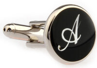 Buchstaben Manschettenknopf Vintage "A"