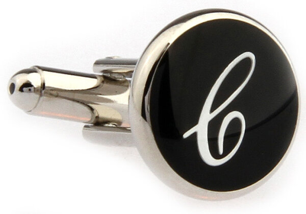 Buchstaben Manschettenknopf Vintage "C"