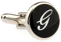 Buchstaben Manschettenknopf Vintage "G"