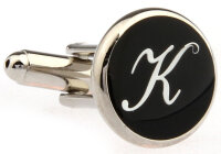 Buchstaben Manschettenknopf Vintage "K"
