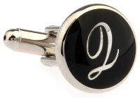 Buchstaben Manschettenknopf Vintage "Q"
