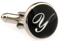 Buchstaben Manschettenknopf Vintage "Y"