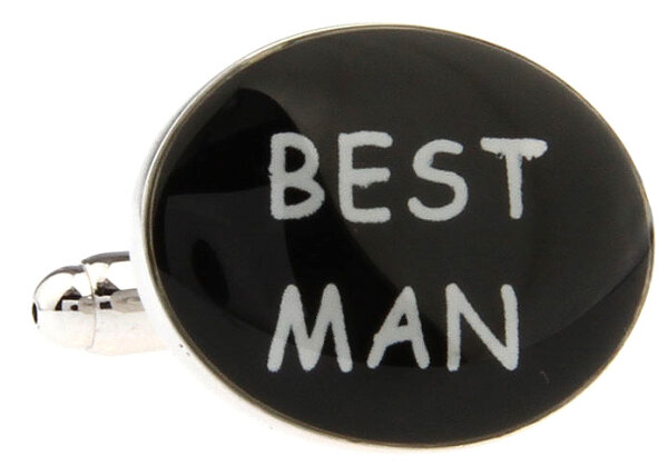 Hochzeit Manschettenknöpfe "Best Man - Trauzeuge"