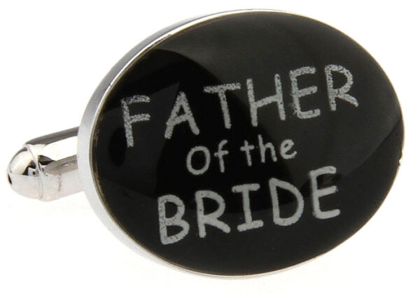 Hochzeit Manschettenknöpfe "Father of the Bride - Brautvater"