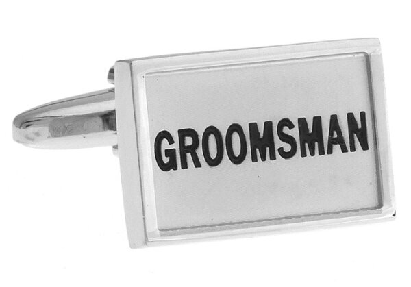 Hochzeit Manschettenknöpfe "Grooms Man - Trauzeugen"