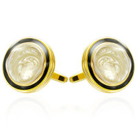 Perlmutt Manschettenknöpfe