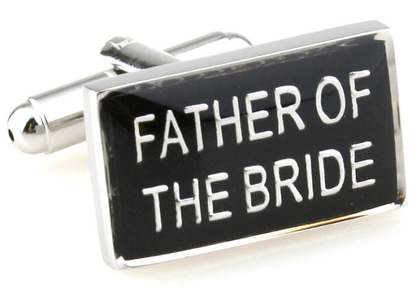 Hochzeit Manschettenknöpfe "Father of the Bride - Brautvater"