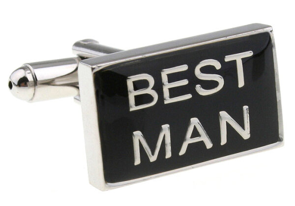 Hochzeit Manschettenknöpfe "Best Man - Trauzeuge"