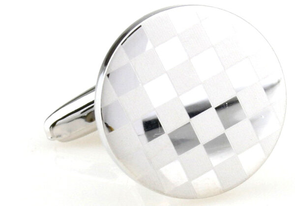 runde Manschettenknöpfe graviert