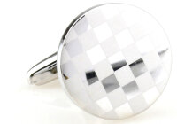 runde Manschettenknöpfe graviert