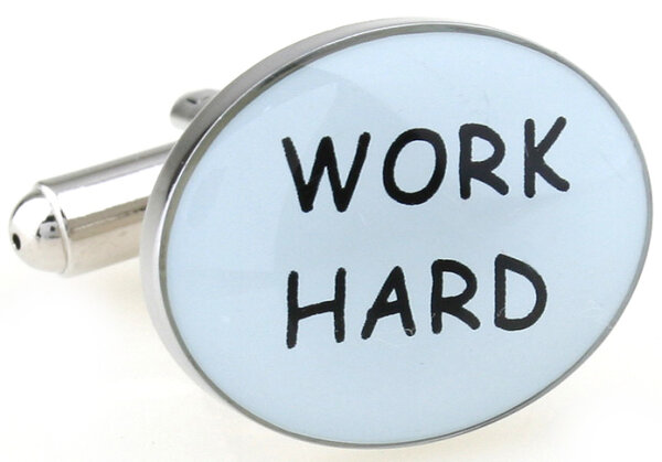 Work Hard - Play Hard Manschettenknöpfe
