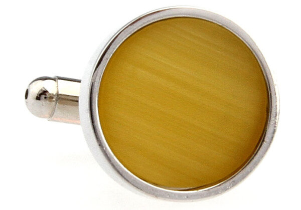 gelbe Manschettenknöpfe