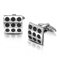 DONERO - exklusive Punkt Manschettenknöpfe