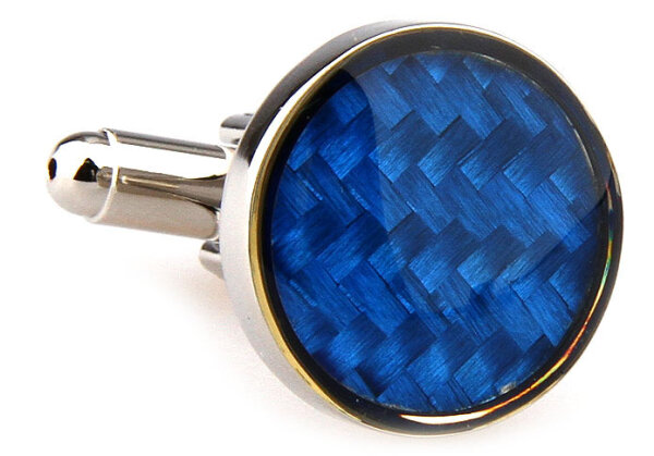 exklusive Karbonmuster Manschettenknöpfe