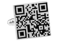 QR-Code Manschettenknöpfe
