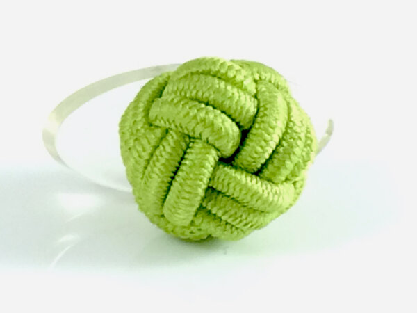 Seidenknoten hellgrün