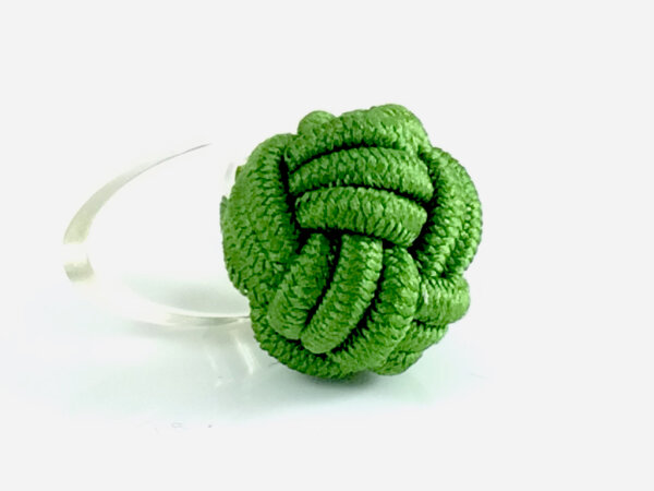Seidenknoten grün