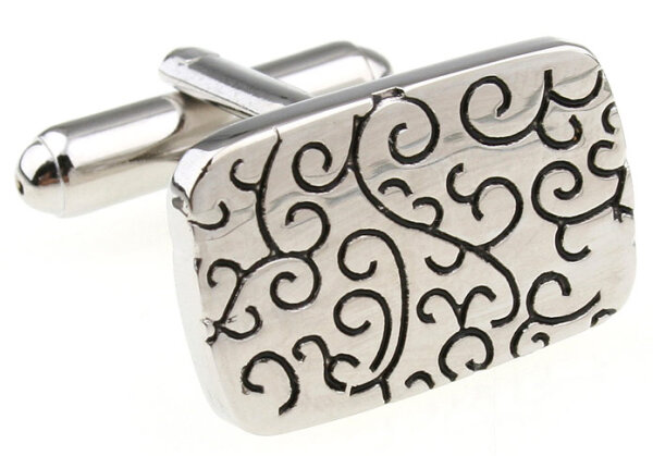 klassische Floral Manschettenknöpfe