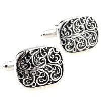 Floral Muster Manschettenknöpfe